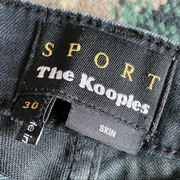 The Kooples Faded Black “Skin” Skinny Jeans Size 30 Denim Pants Stretchy - Picture 7 of 13